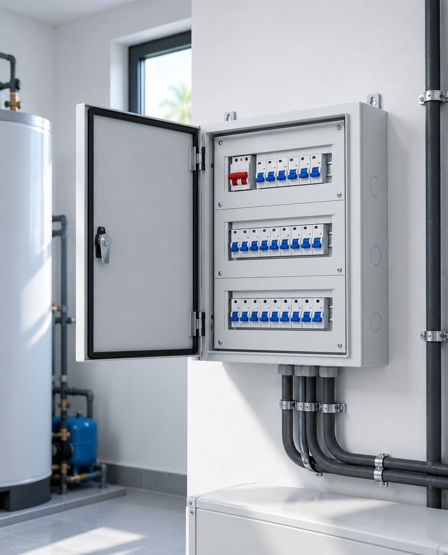 Final Distribution Boards installed on site