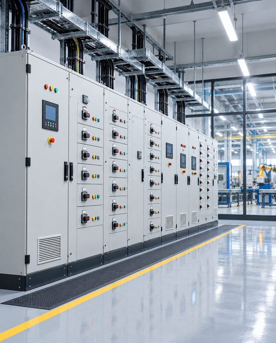 Motor Control Center Panels installed on site